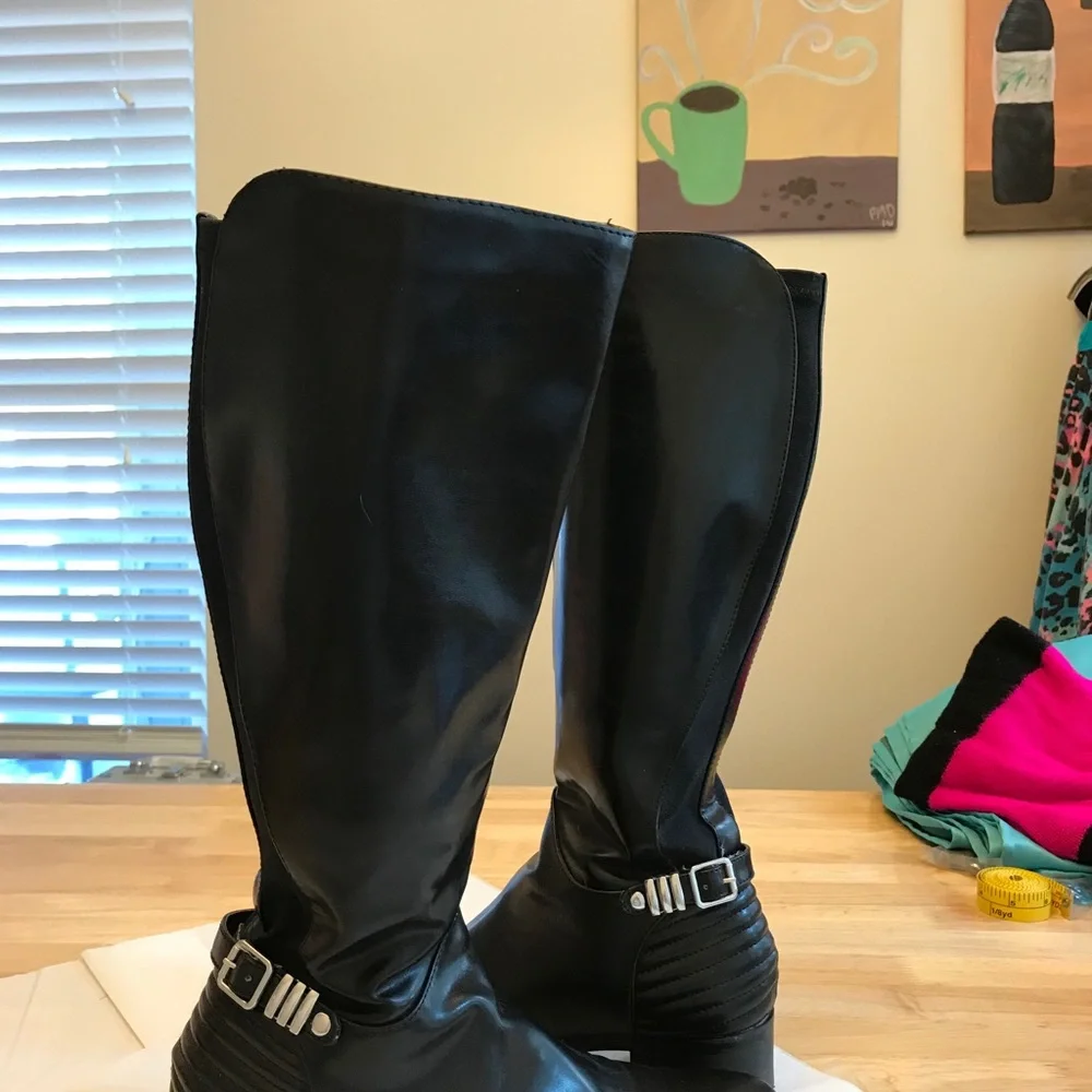 Boots size 9 medium fleece lined kohl’s expandable - Picture 3 of 10